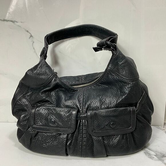 Cole Haan Handbags - COLE HAAN Black Leather Hobo Shoulder Bag